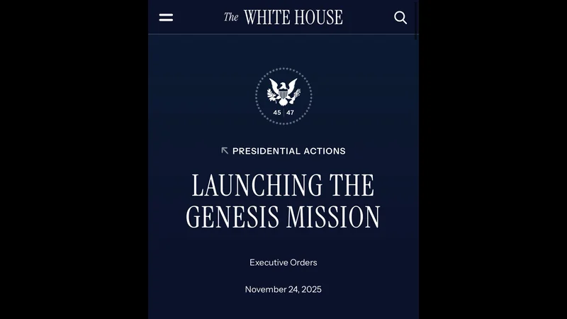 Genesis Mission: The United States’ AI-Powered Scientific Revolution - Artificial Intelligence visual representation